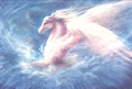 Pegaso hijo dde Poseidn y de la Gorgona Medusa